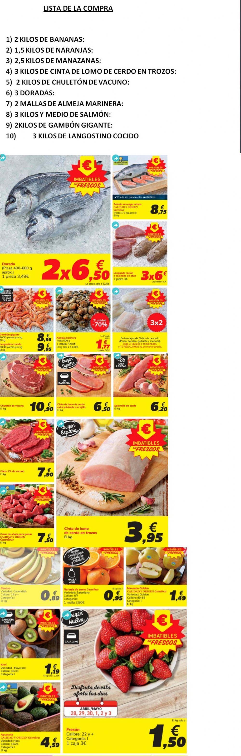 Peso y precios compra kilos