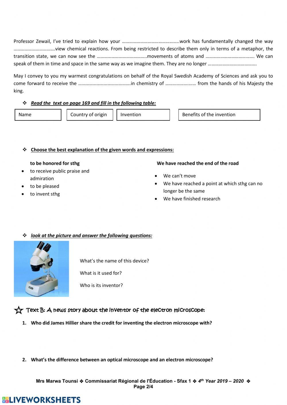 5435874 | Lesson 7 Scientists achievements | Marwa Tounsi
