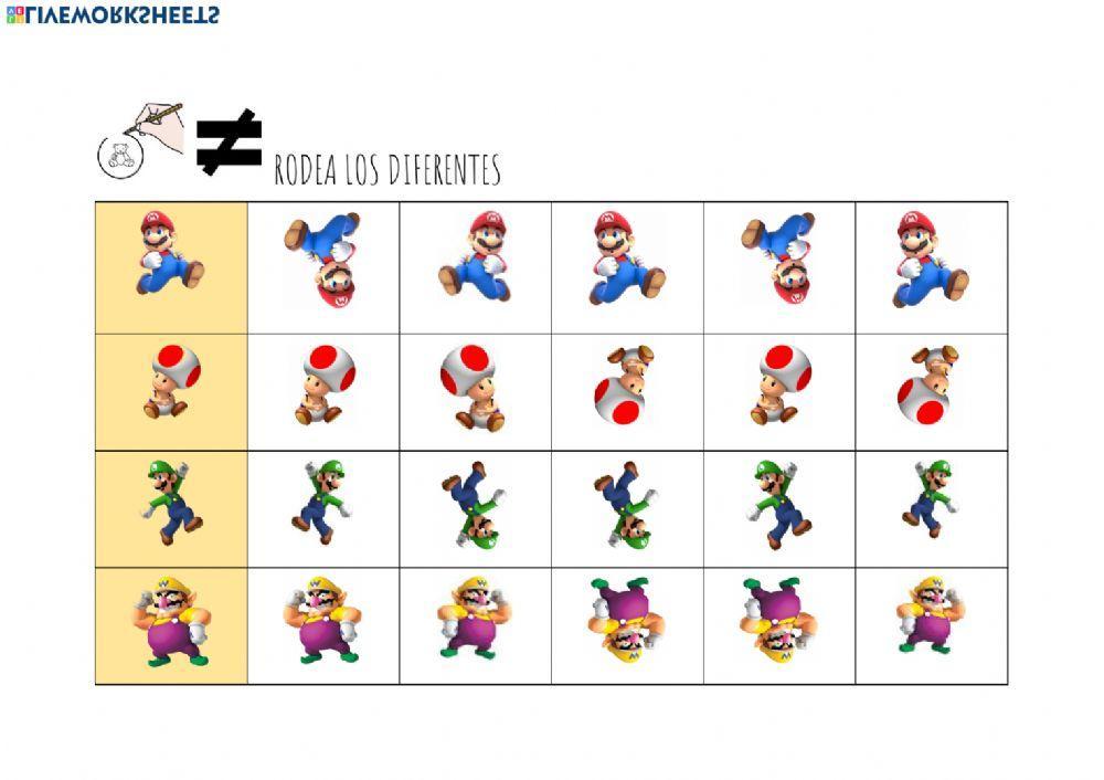 Buscar las diferencias