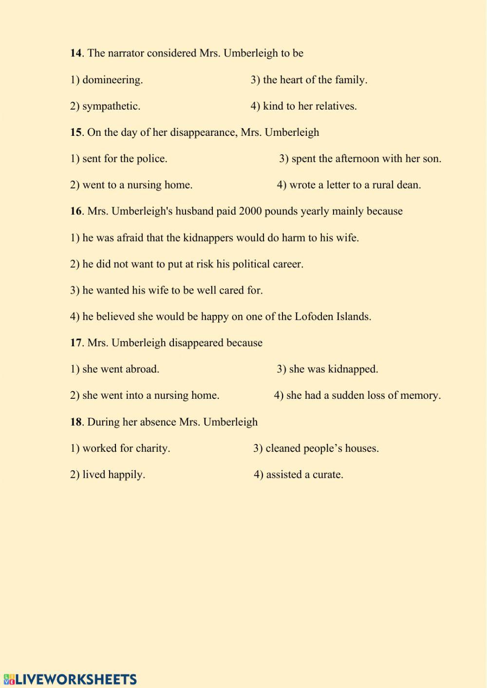 Reading for the State Exam