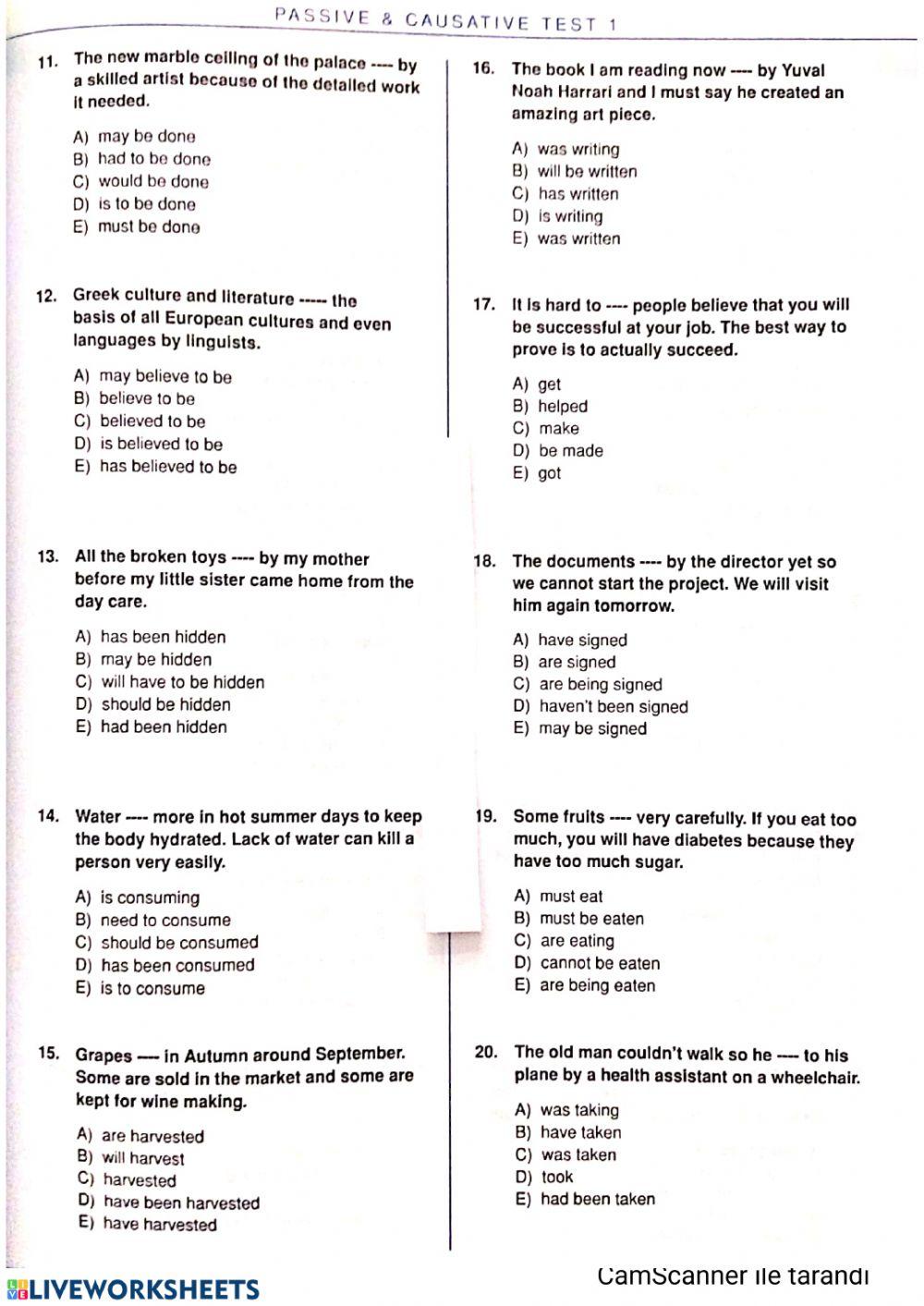 Passive and Causative