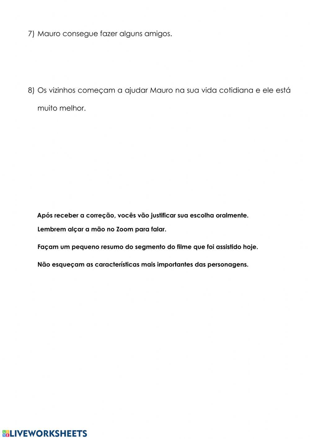 Compreensão do filme O ano em que meus pais saíram de férias