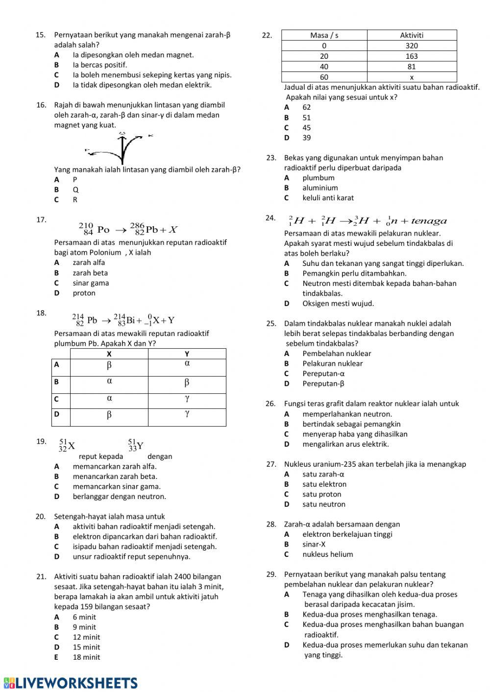 Bab 5 Keradioaktifan