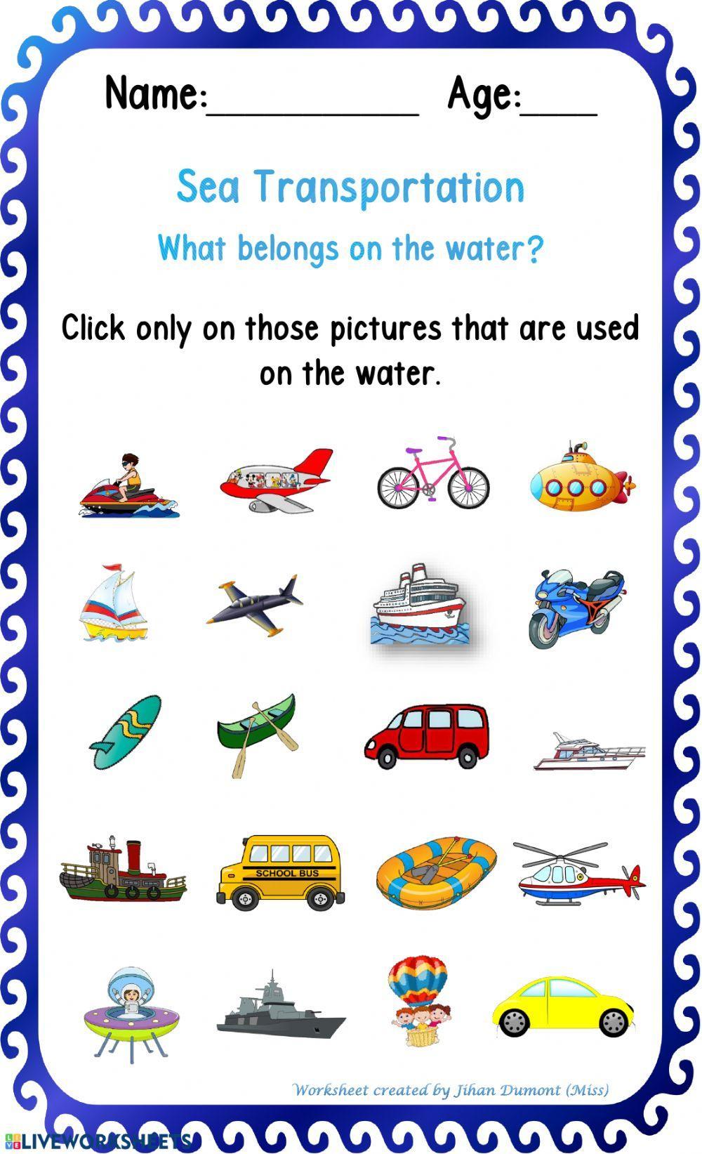 Sea Transportation Sea Transportation