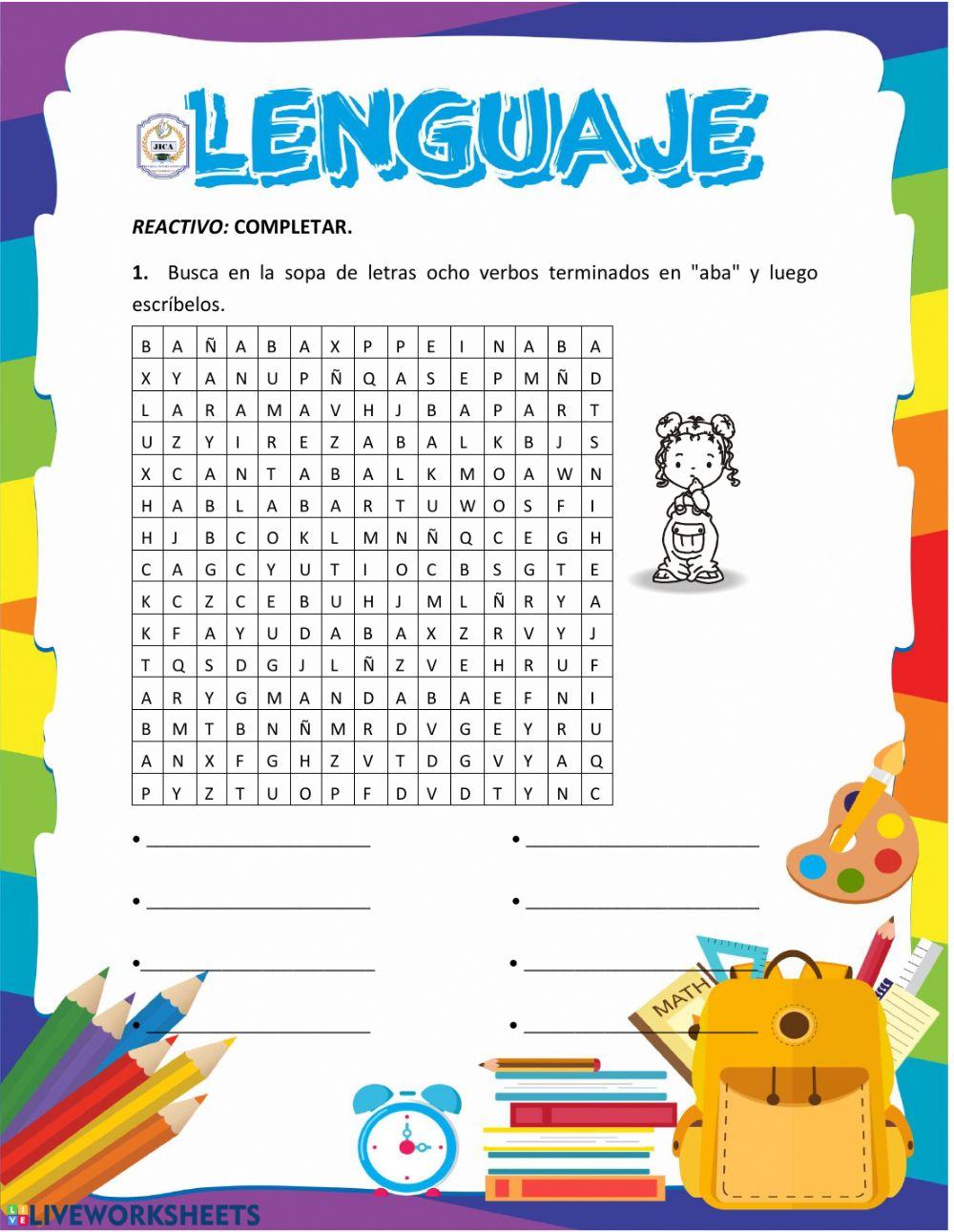 Aplicación de reglas de escritura del fonema -B-