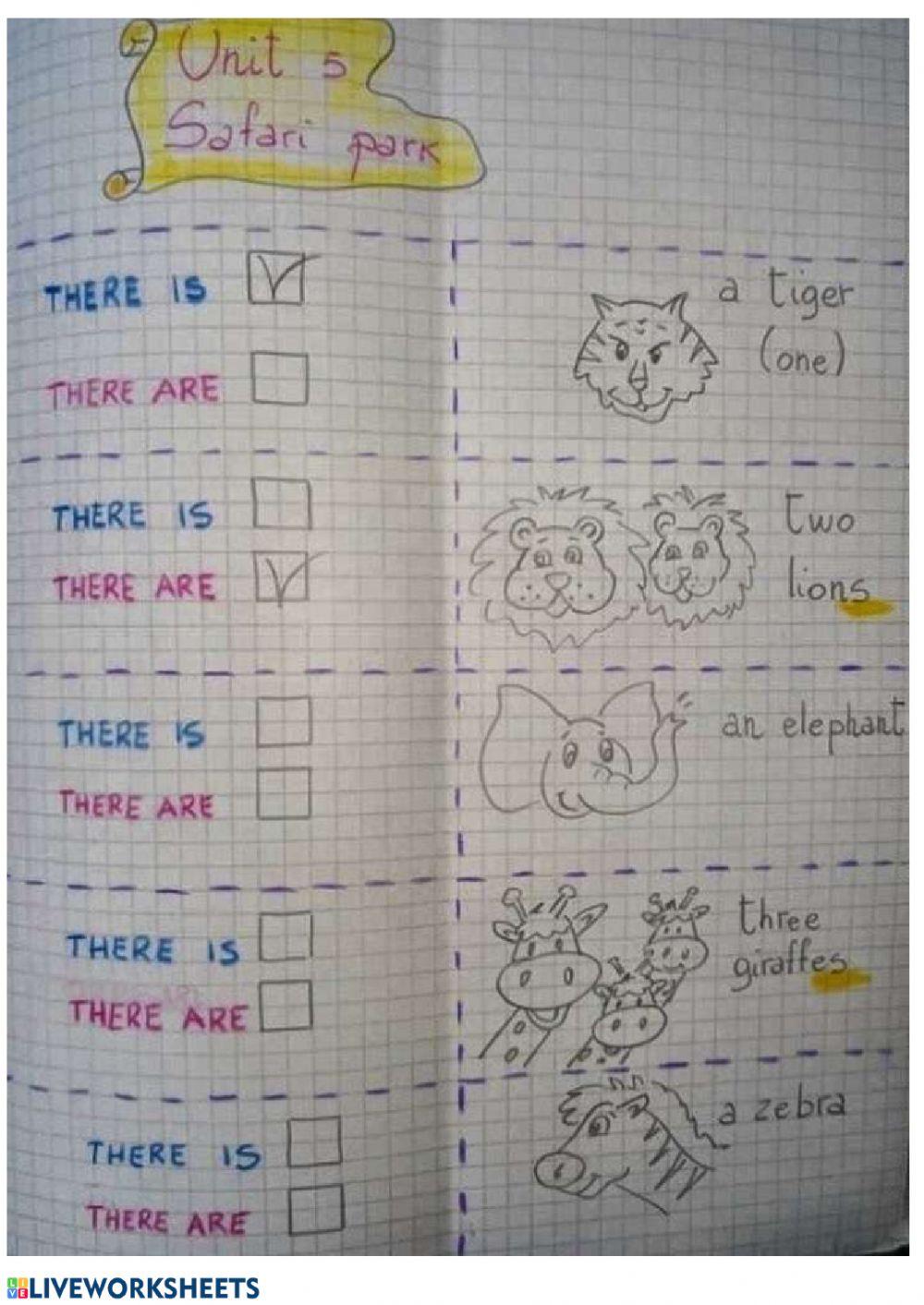 There is-There are
