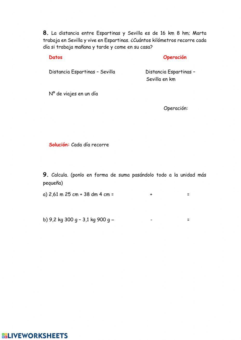 Magnitudes: Unidades de medida