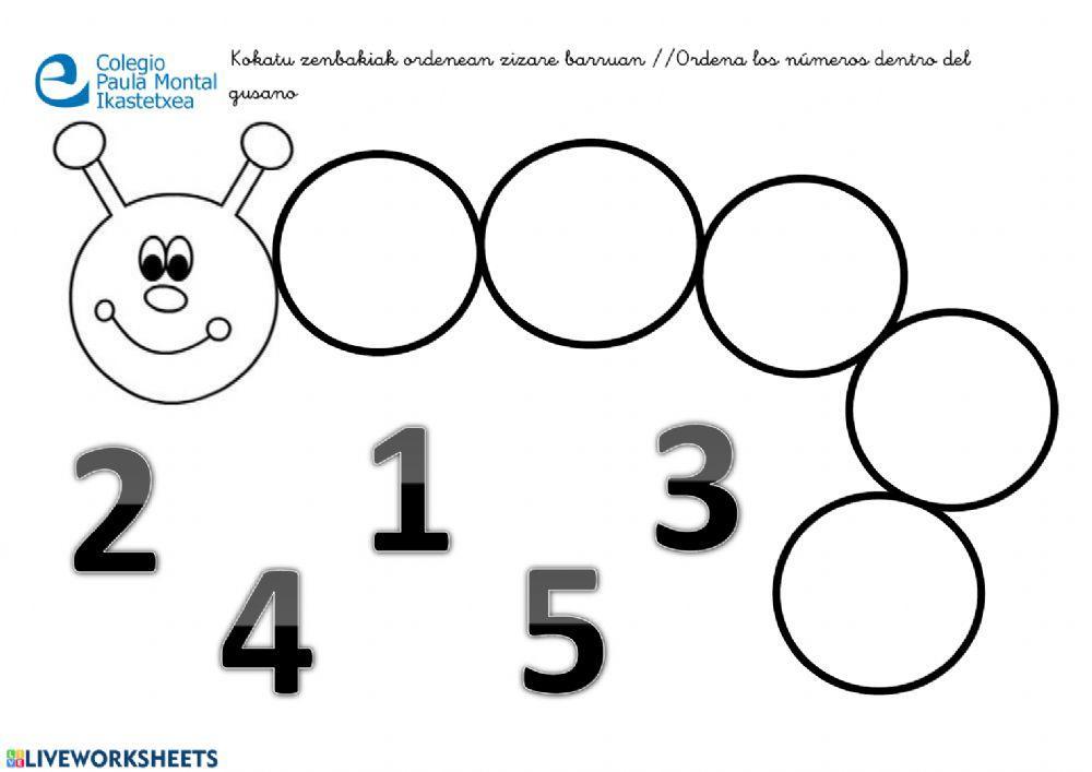 Kokatu zenbakiak 1-5