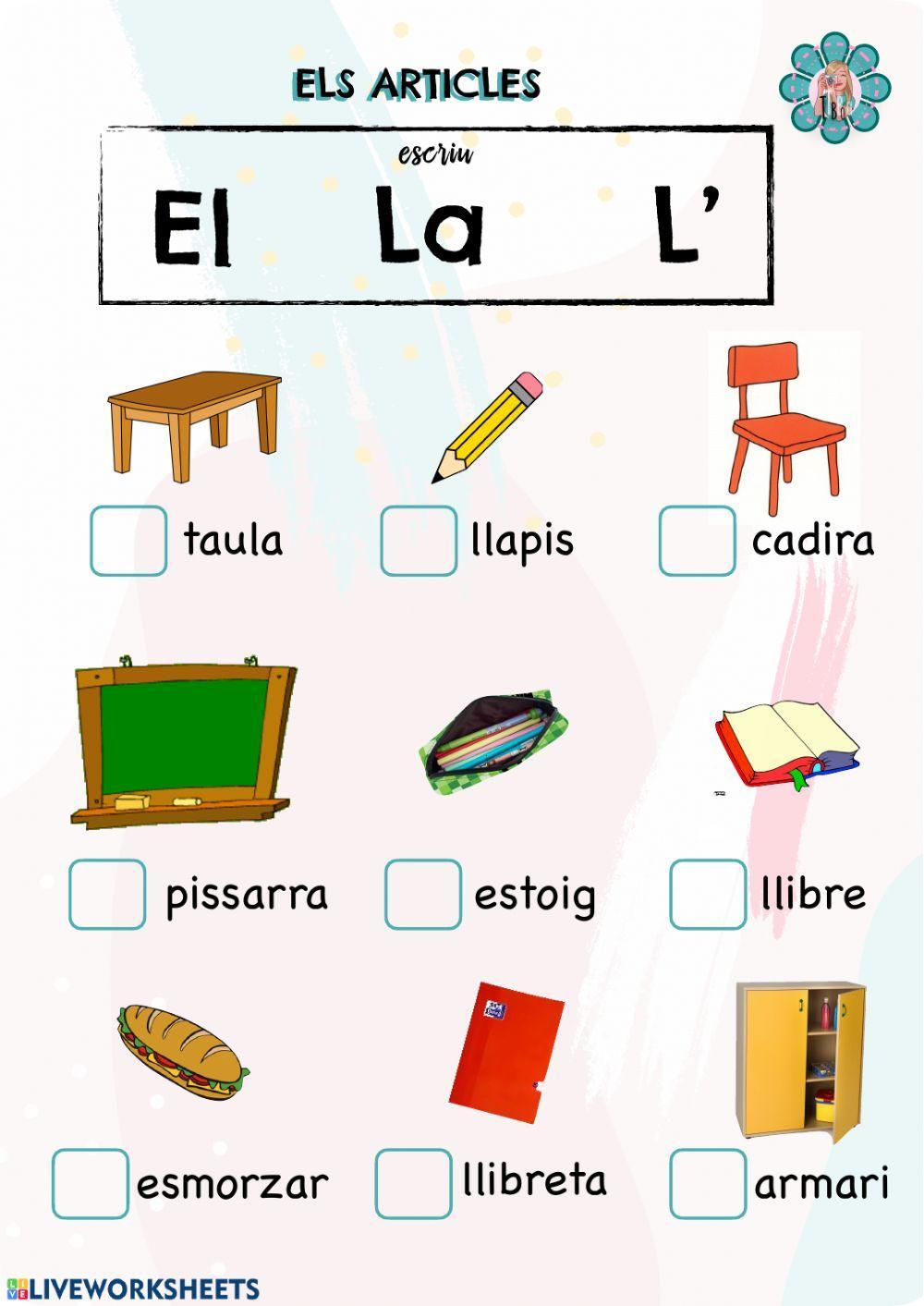 Els articles Els articles