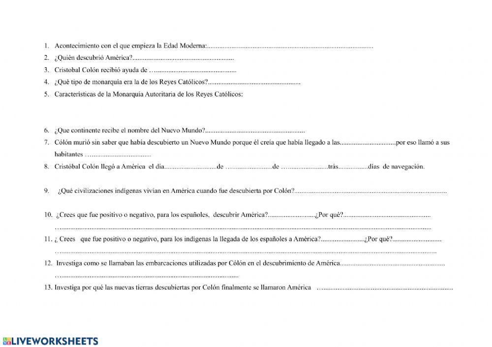 Descubrimiento de América