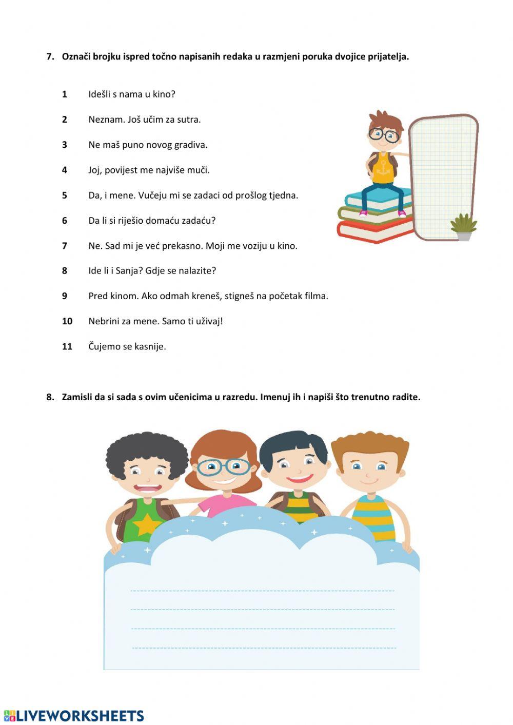 Izricanje sadašnjih radnja