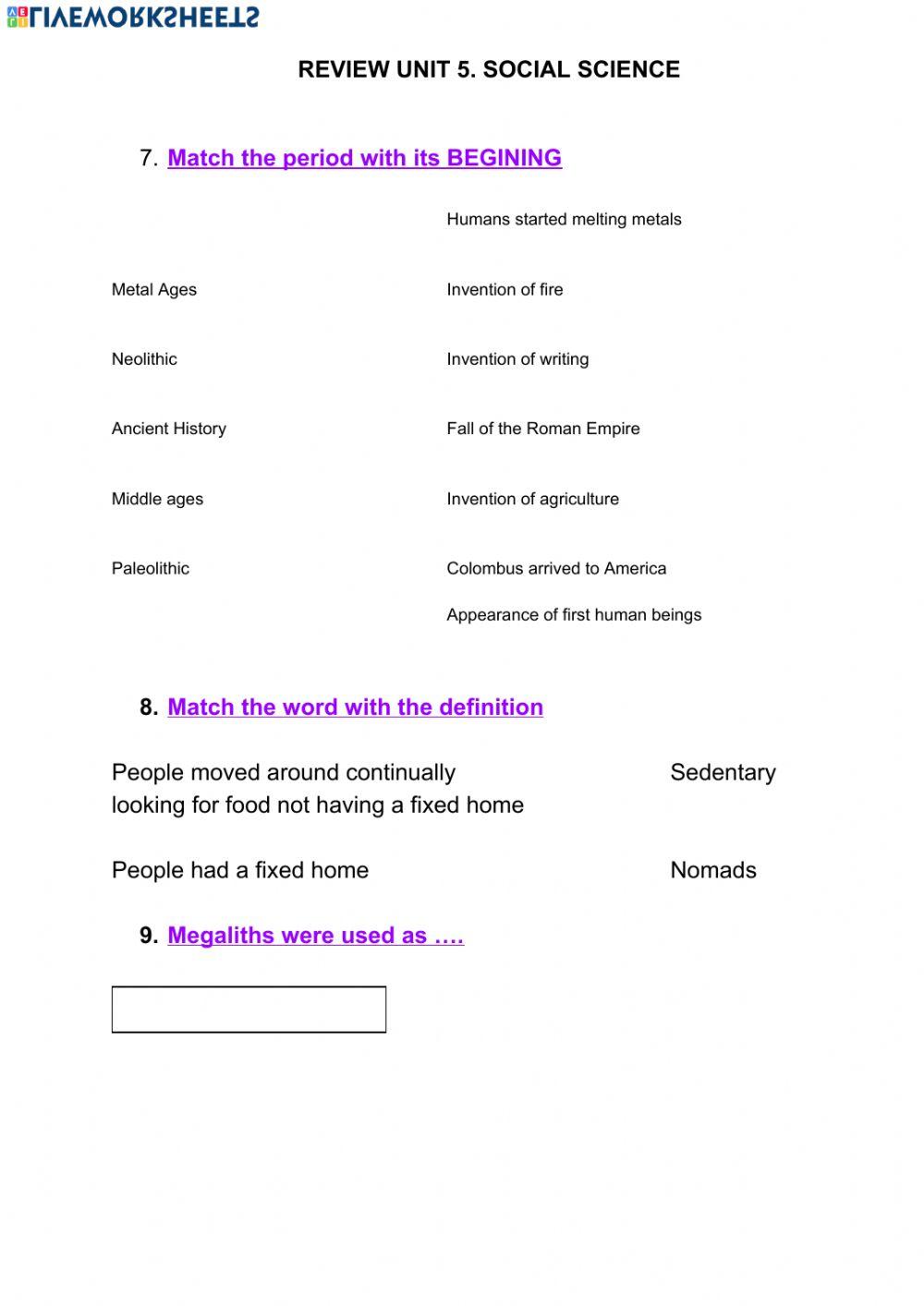 Review Social Science u5