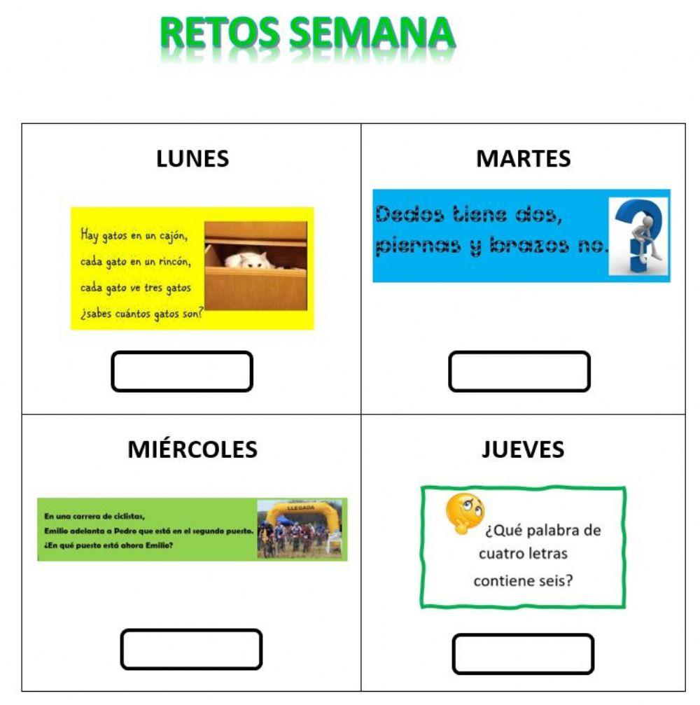 Retos semana
