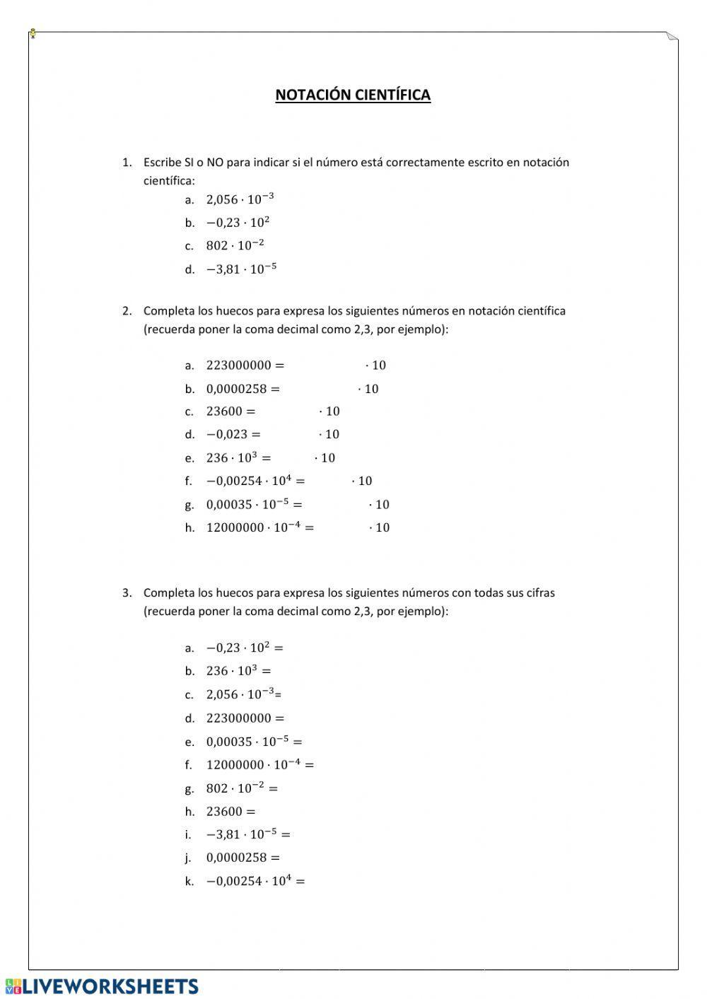 AMP-Notación Científica