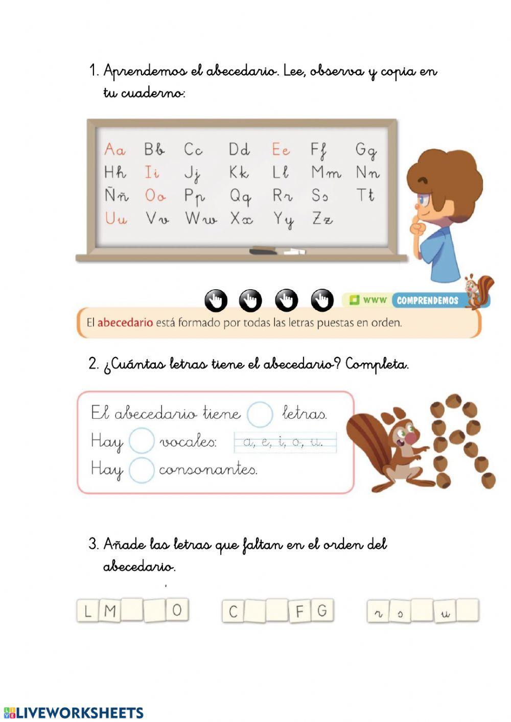 Conozco el abecedario