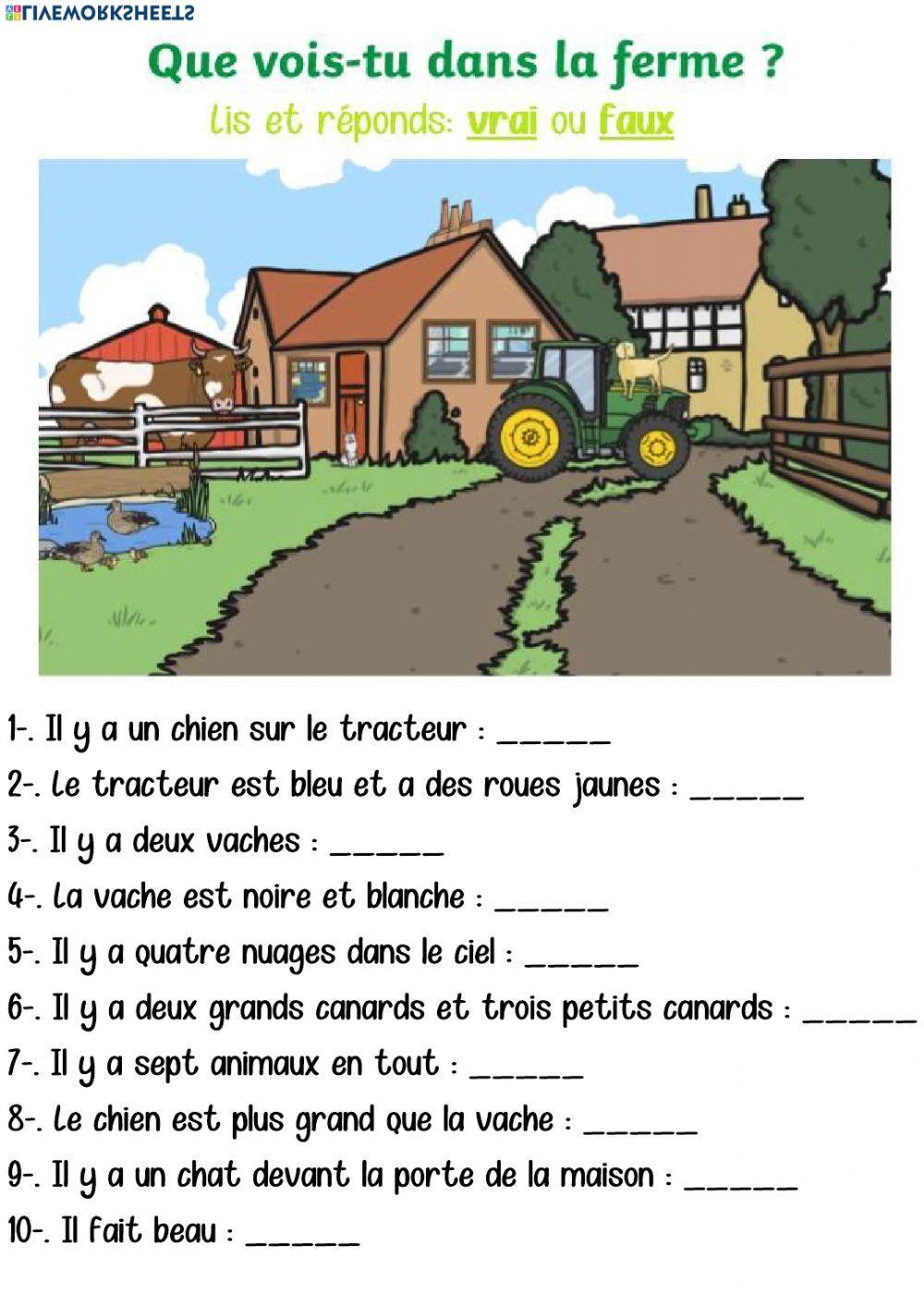Que vois-tu à la ferme? Que vois-tu à la ferme?