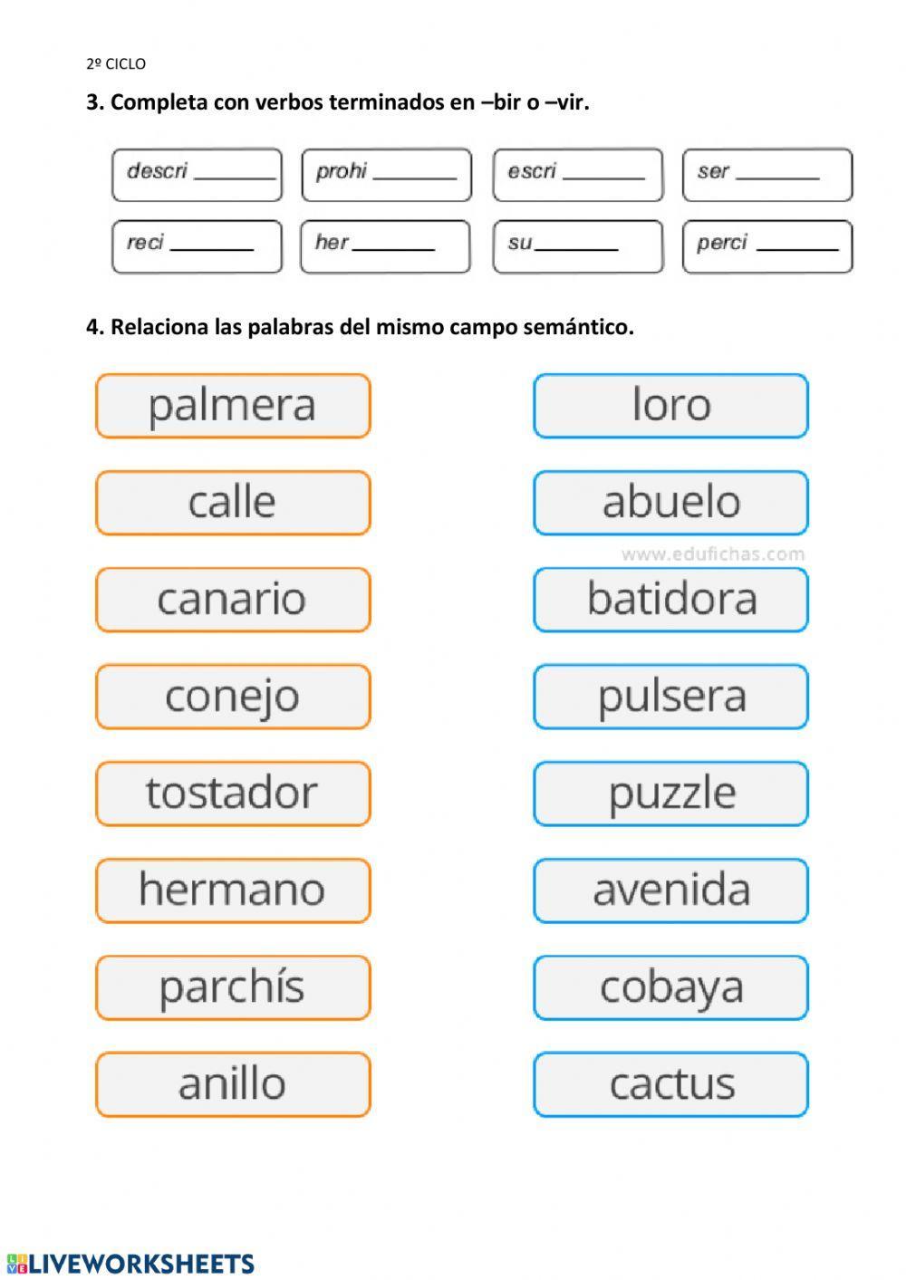 Actividades finales Lengua 2º Ciclo- U.11