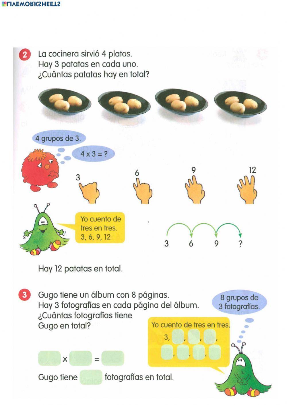 PROBLEMAS TABLA DEL 3