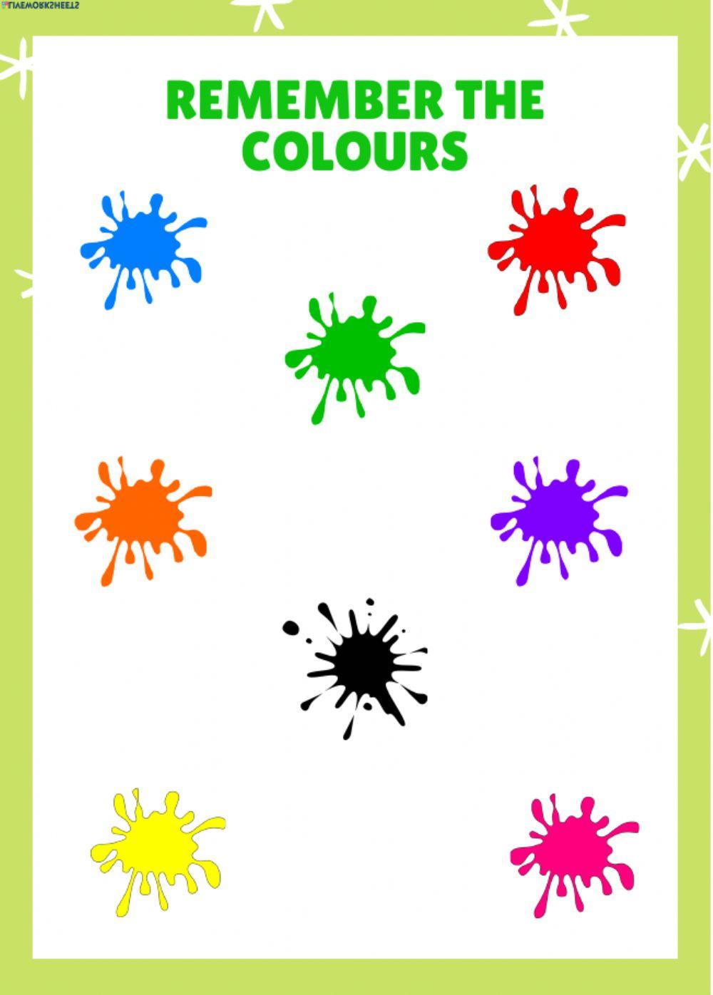 True or false (Colours)