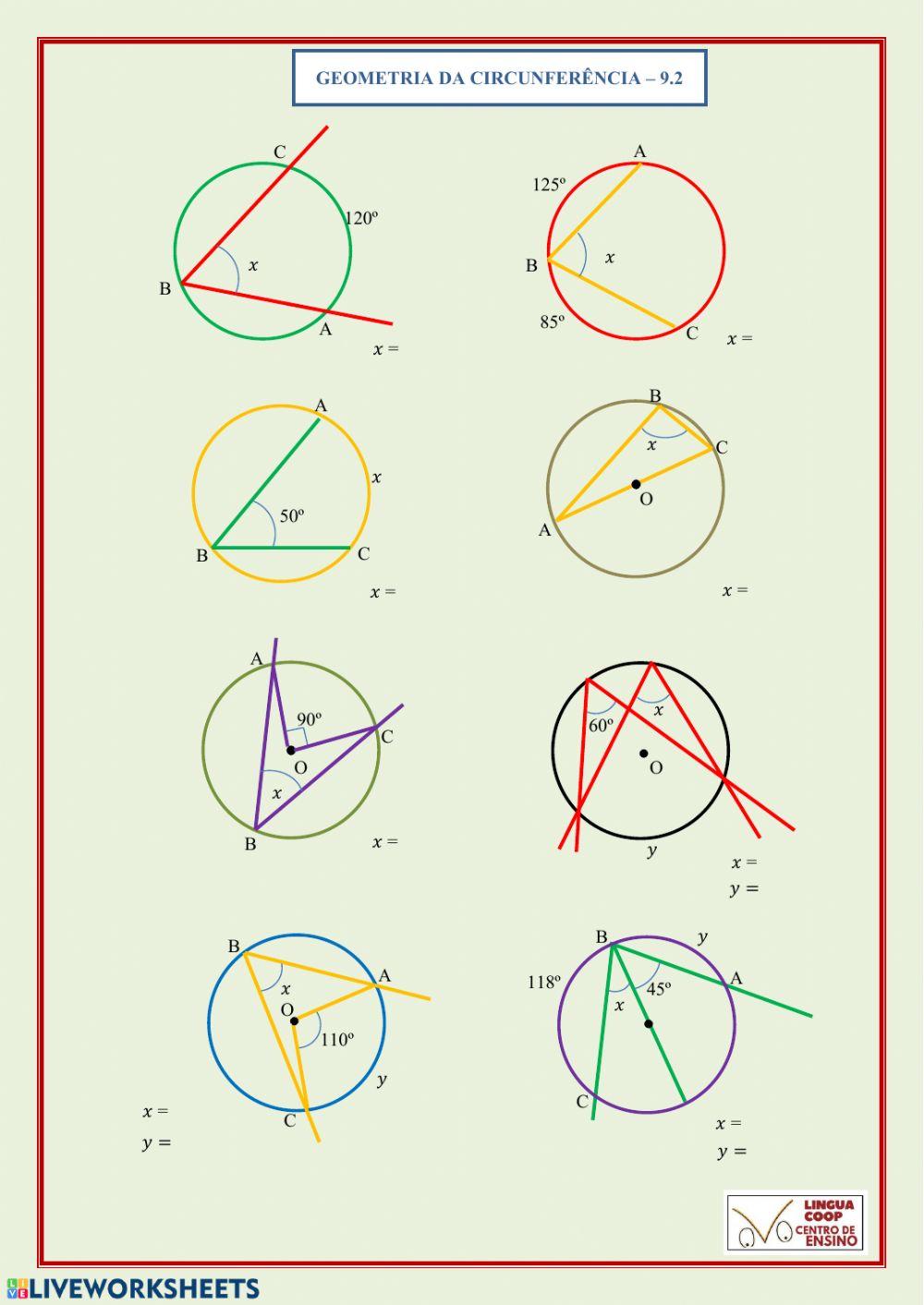 Geometria da circunferência 9.2