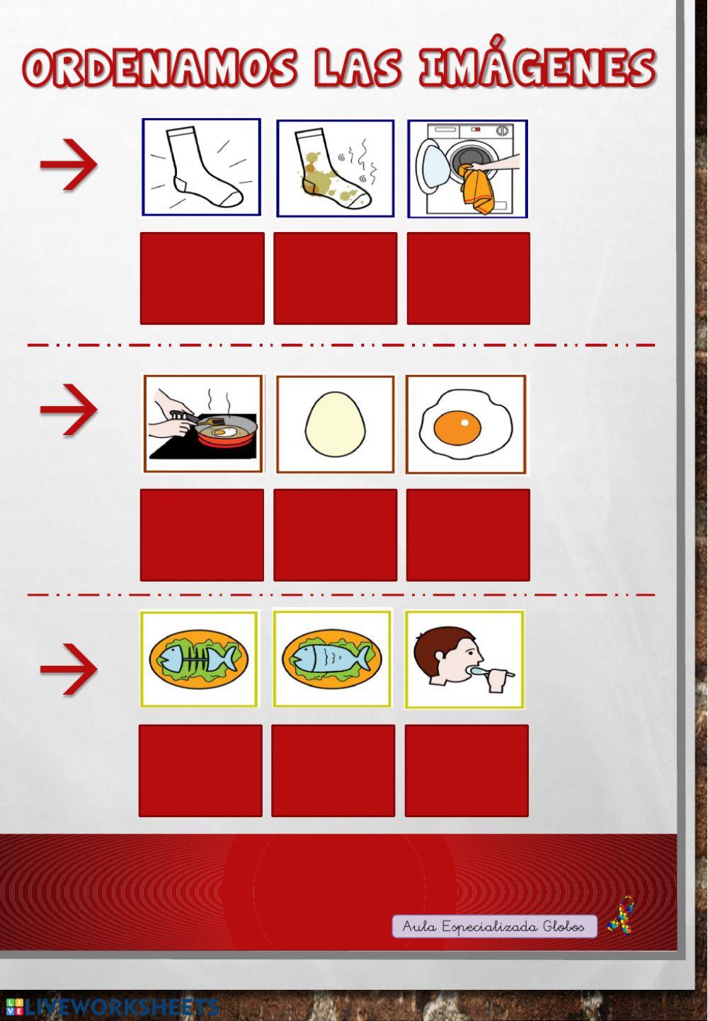 Ordenamos la secuencia