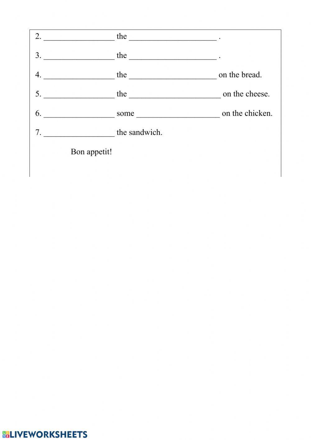 Sandwich Recipes (easy)