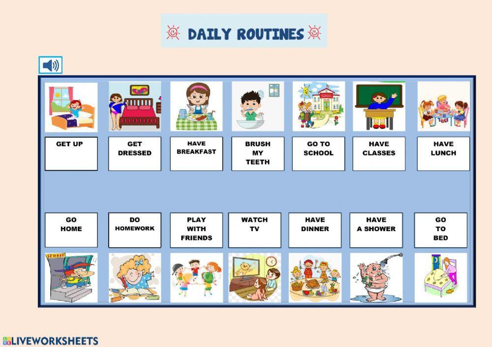 Daily routines