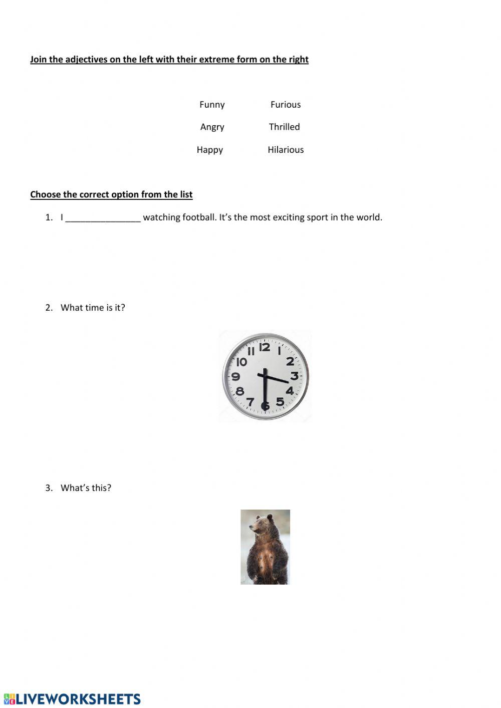 A taster of what can be done with worksheets