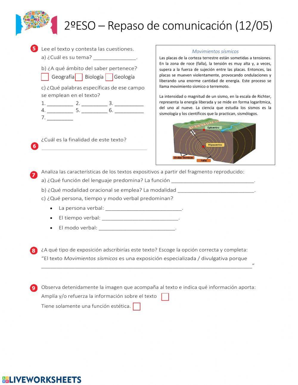 Repaso de comunicación II