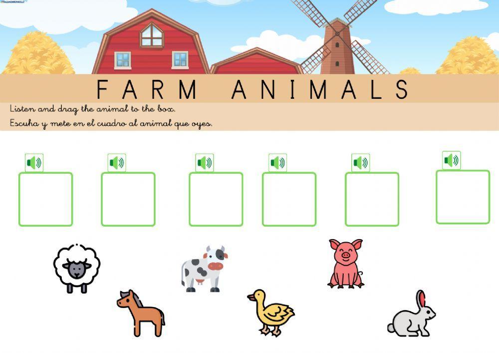Farm animals 3 Farm animals 3