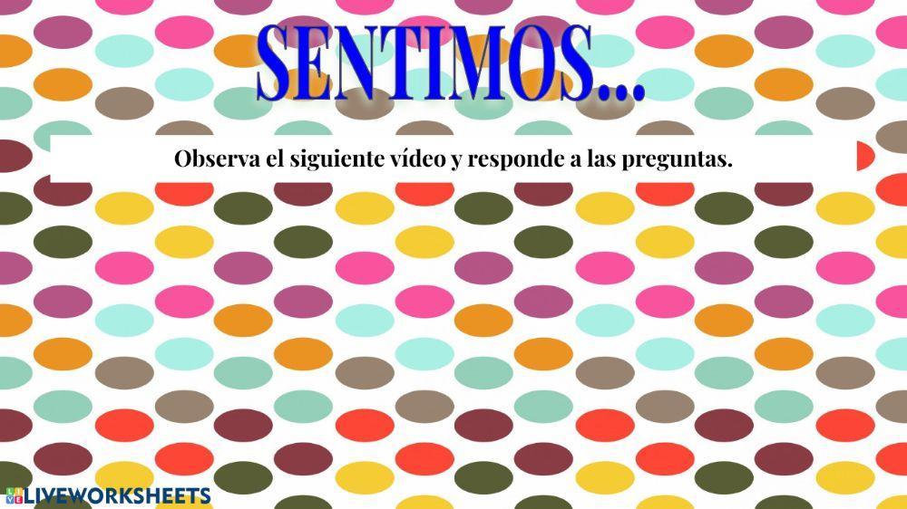 Ed. para la ciudadanía: Sentimos