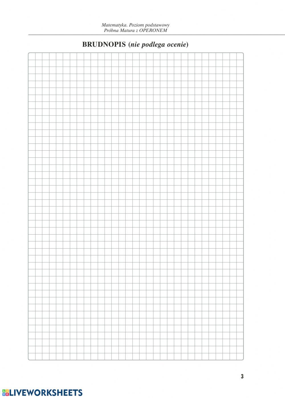 Próbna matura z matematyki