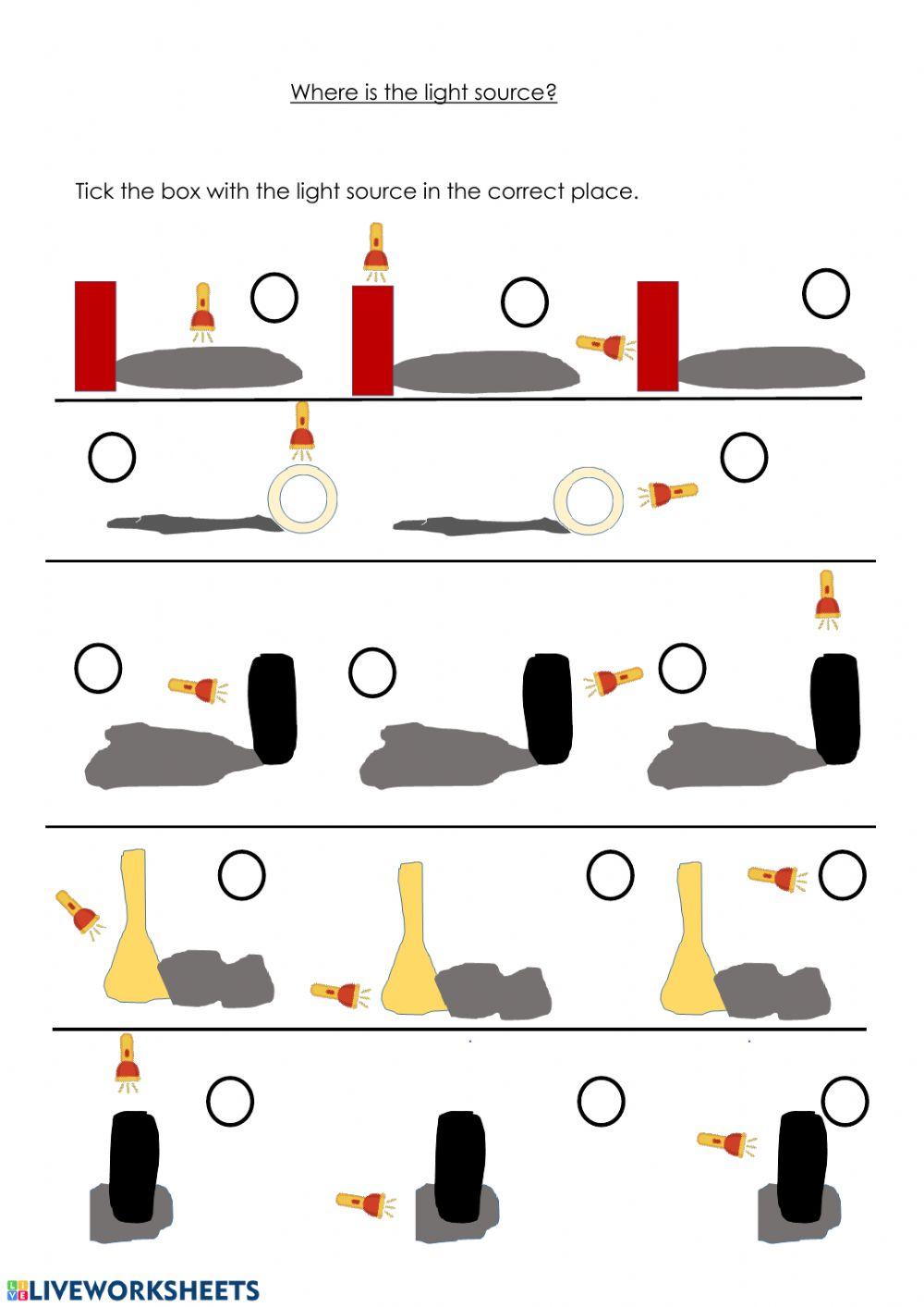 Where is the light source?