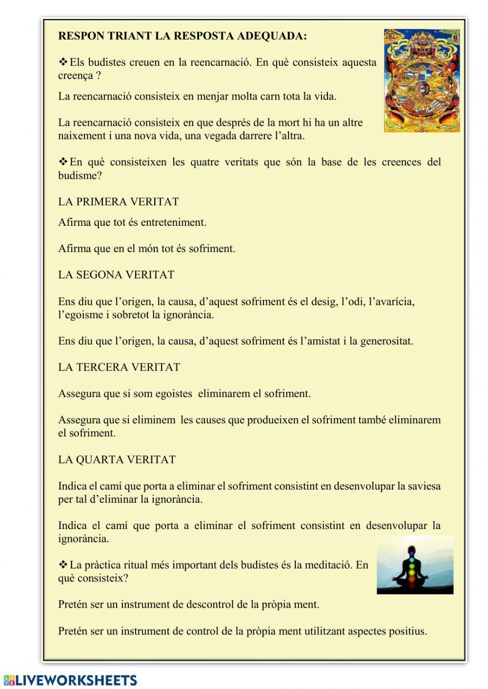 Creences i altres curiositats del Budisme