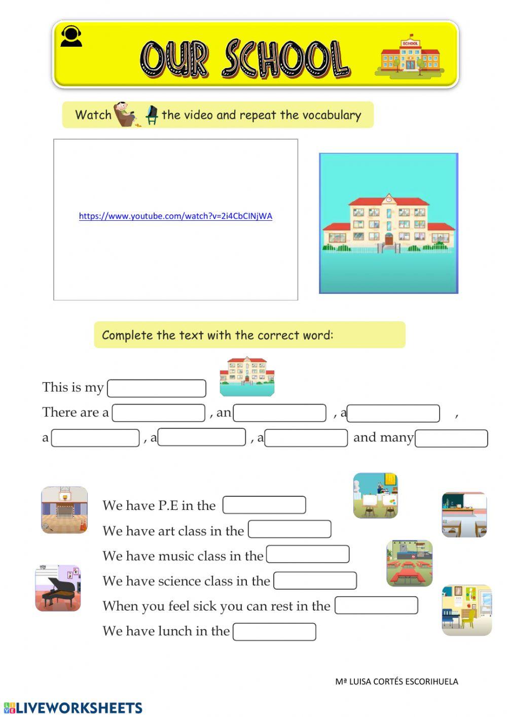 OUR SCHOOL Listening