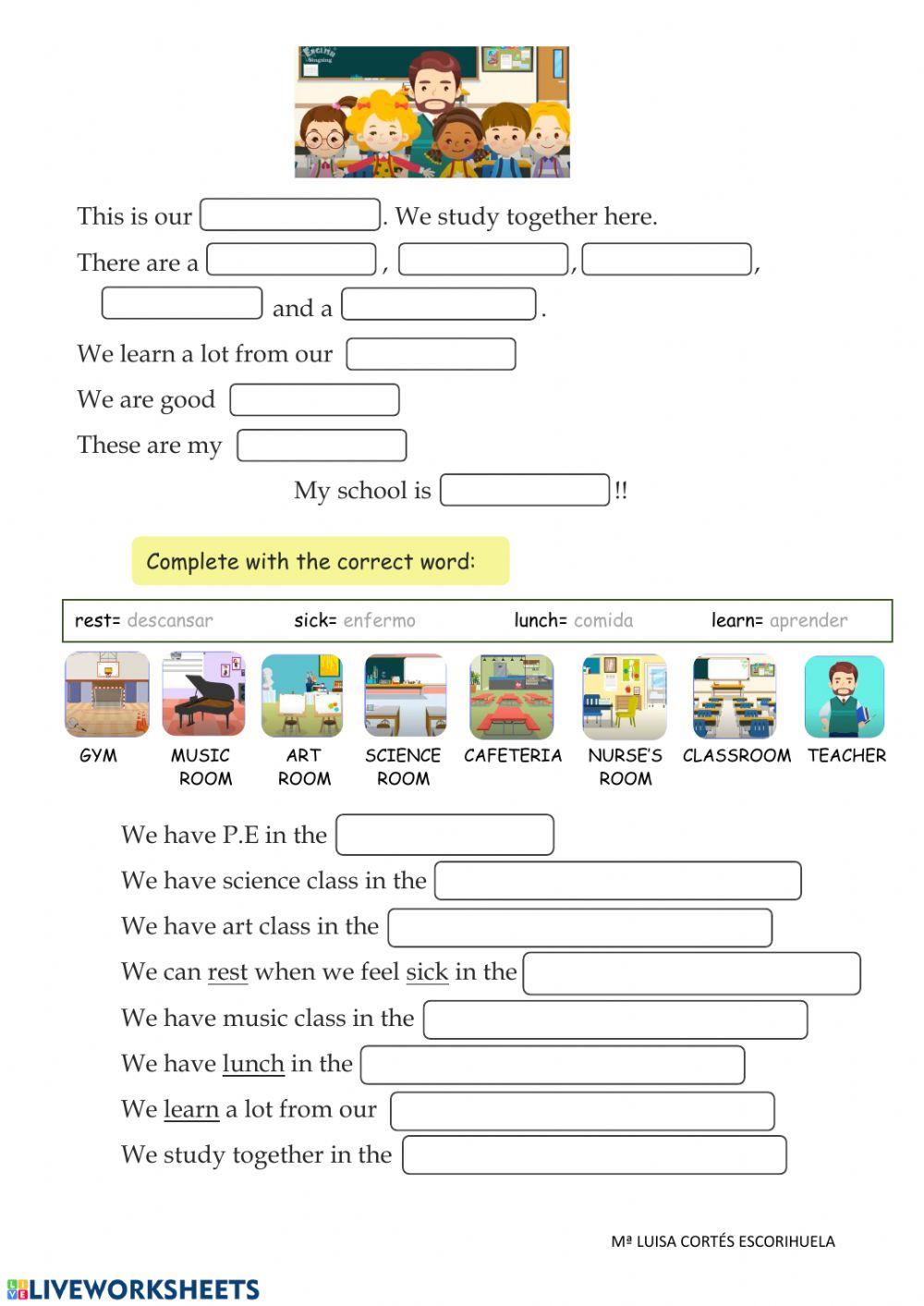 OUR SCHOOL Listening