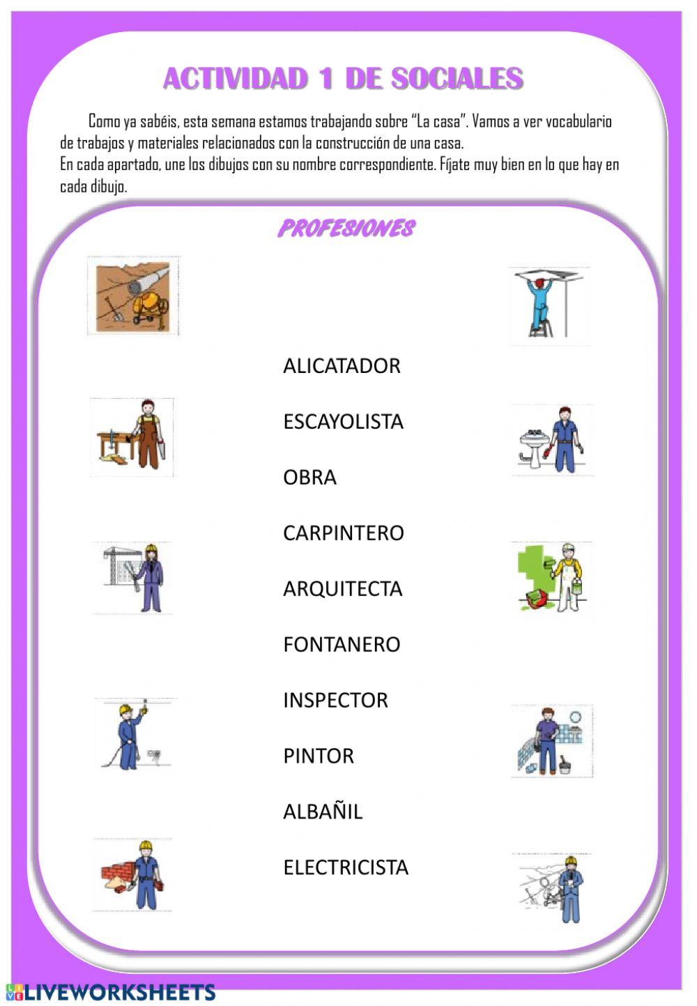 Trabajos para construir una casa