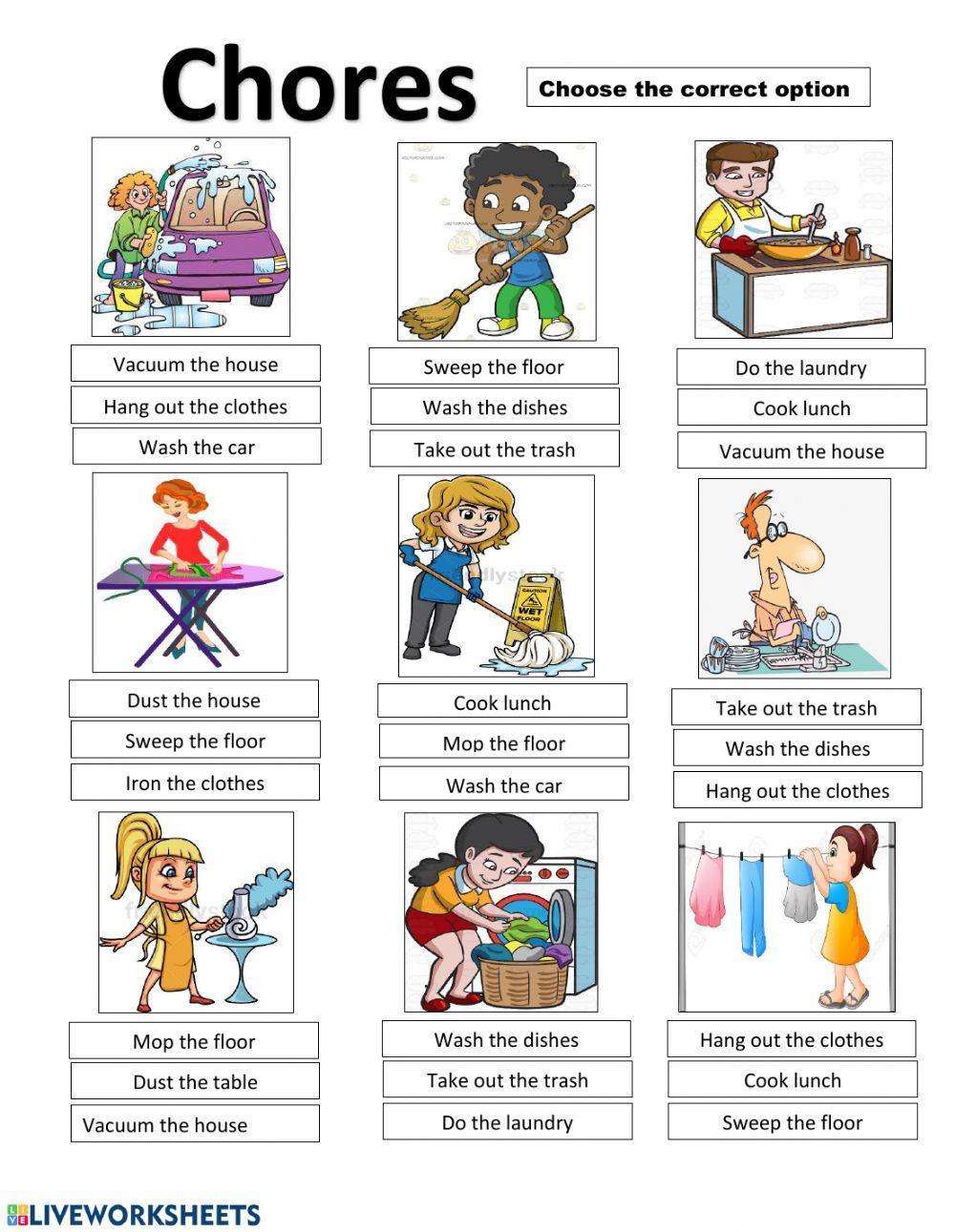 165123 Chores Cinthya LiveWorksheets 165123-chores-cinthya-liveworksheets