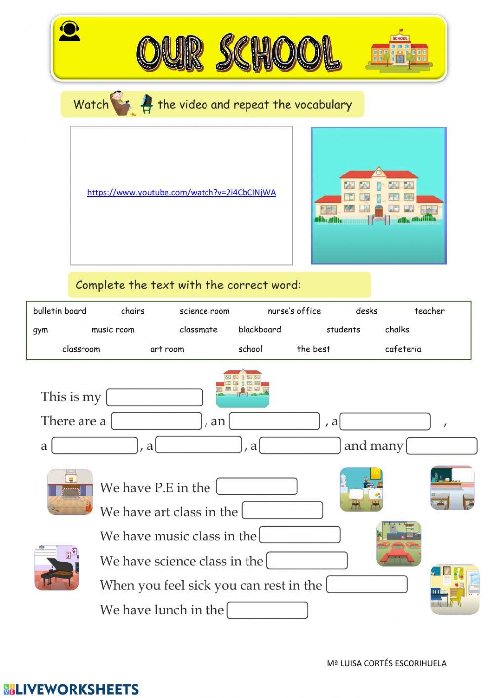 OUR SCHOOL Listening