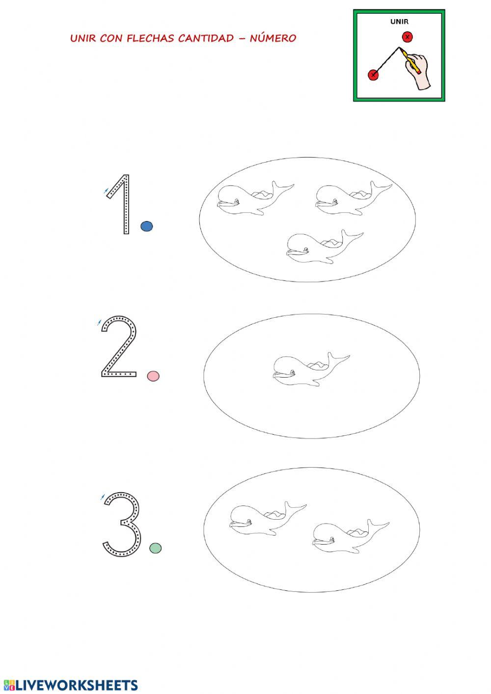 Unir número cantidad