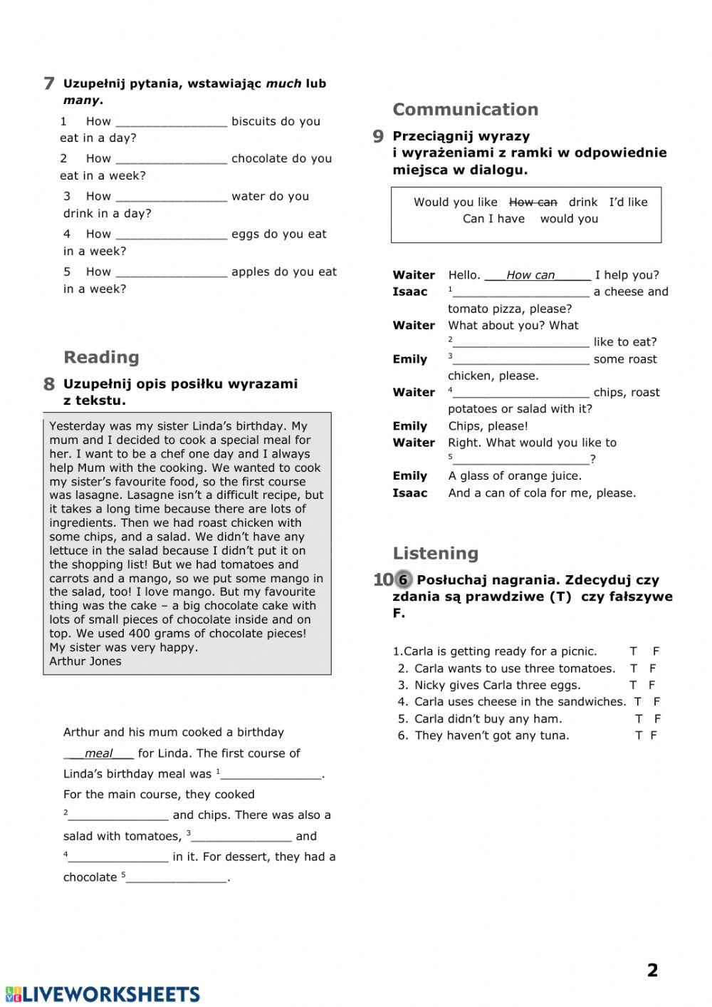 sprawdzian team up 5 unit 6