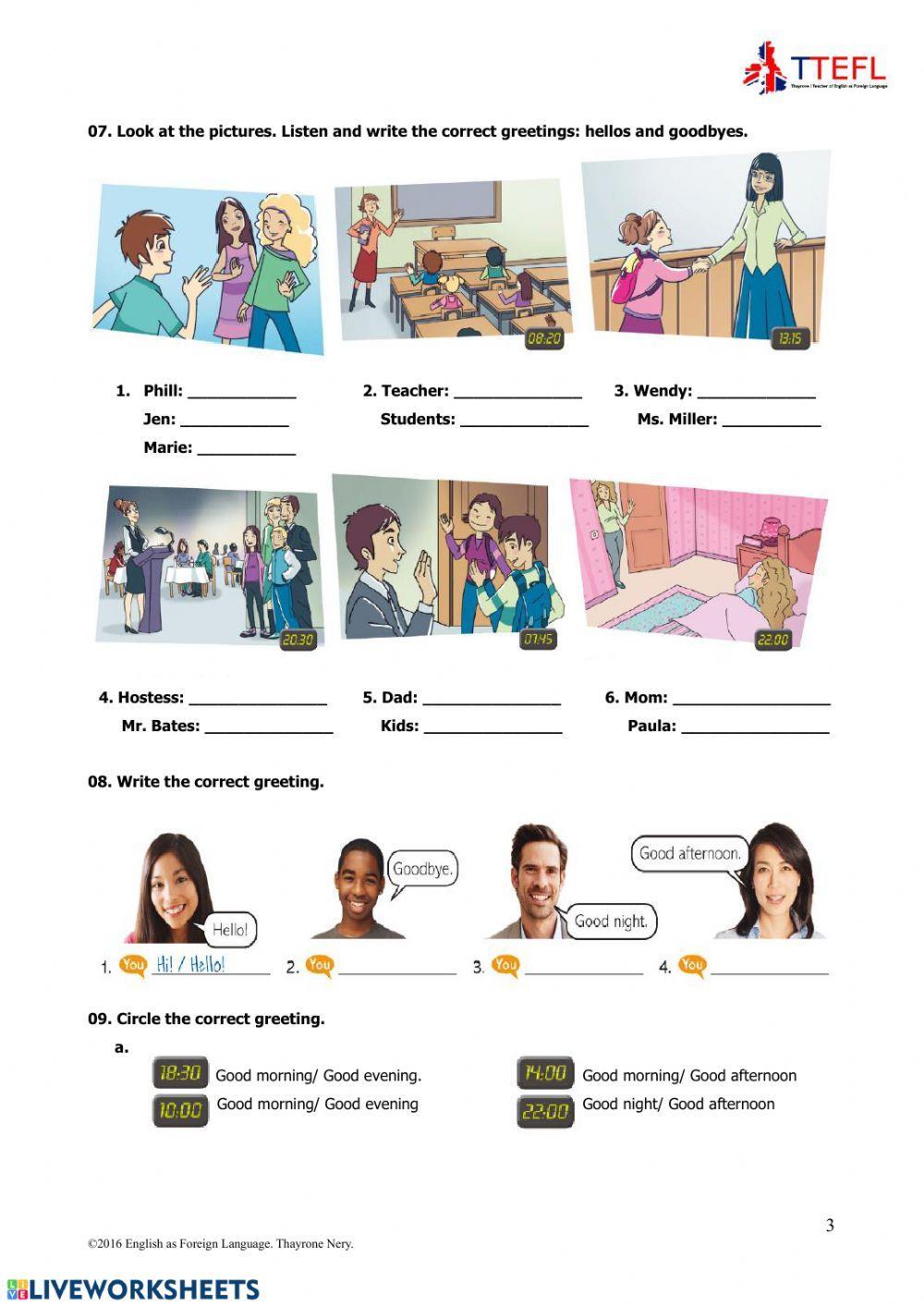 INTER 1A - Review Exercise 01
