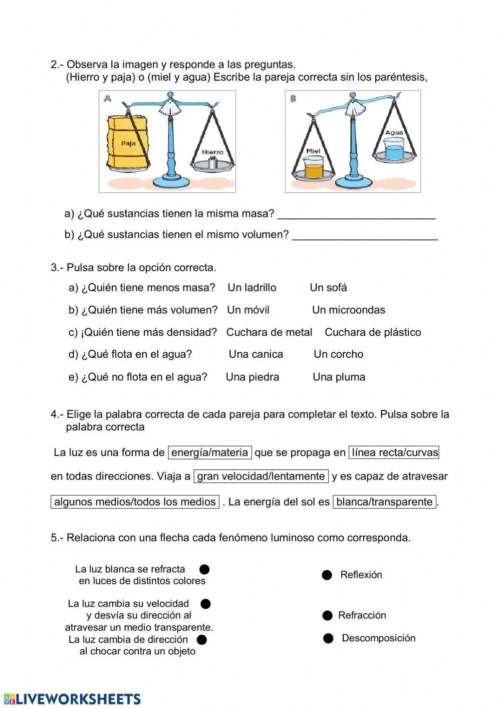 La materia y la energía