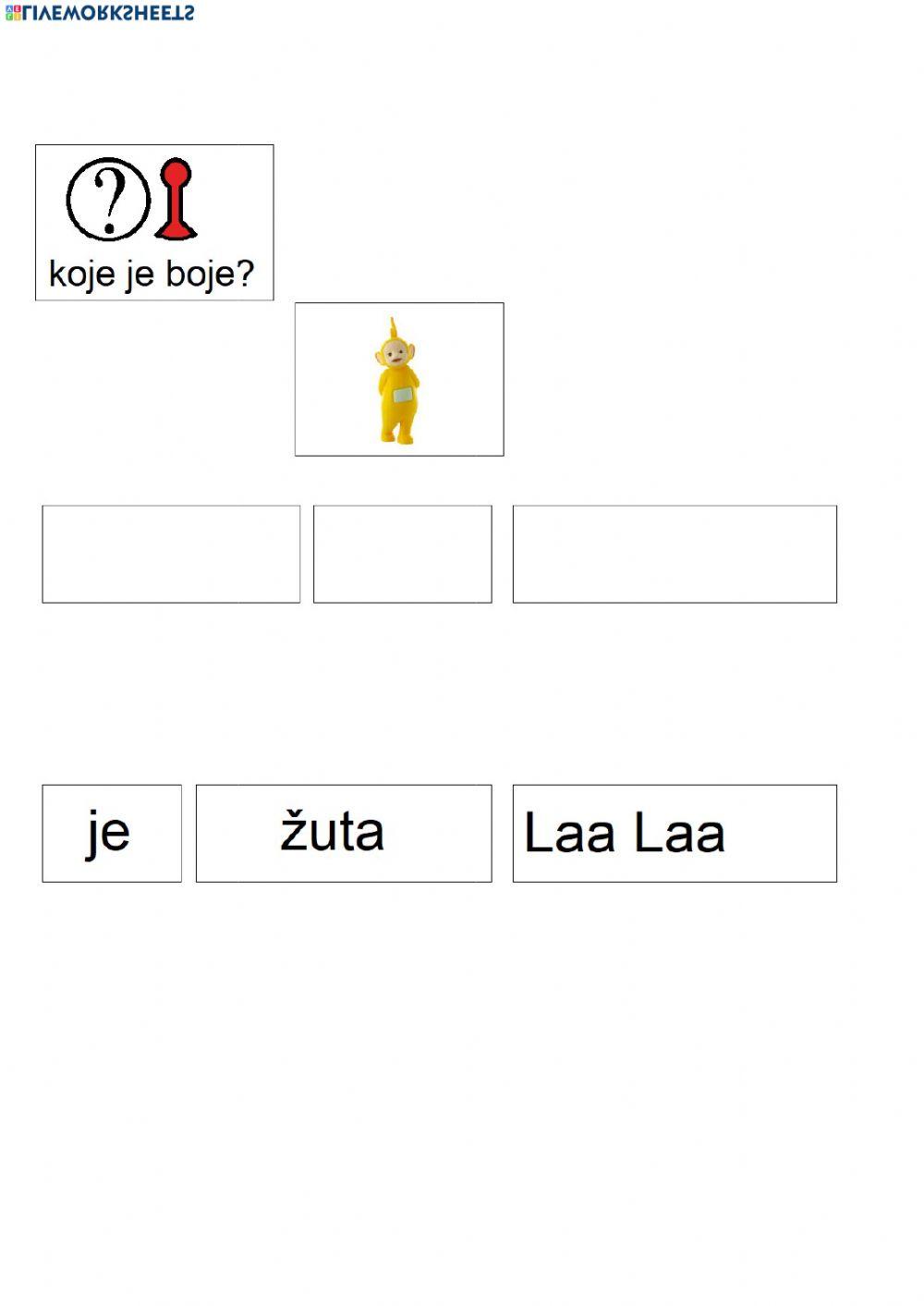 Odgovaranje na pitanje worksheet | Live Worksheets