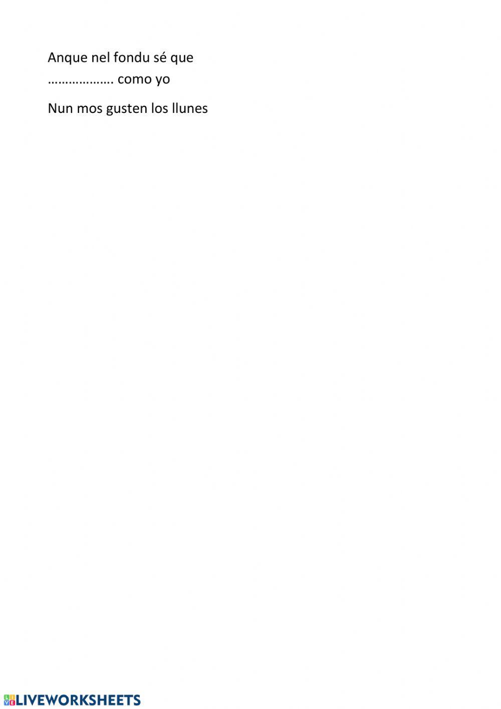 Nun mos gusten los llunes