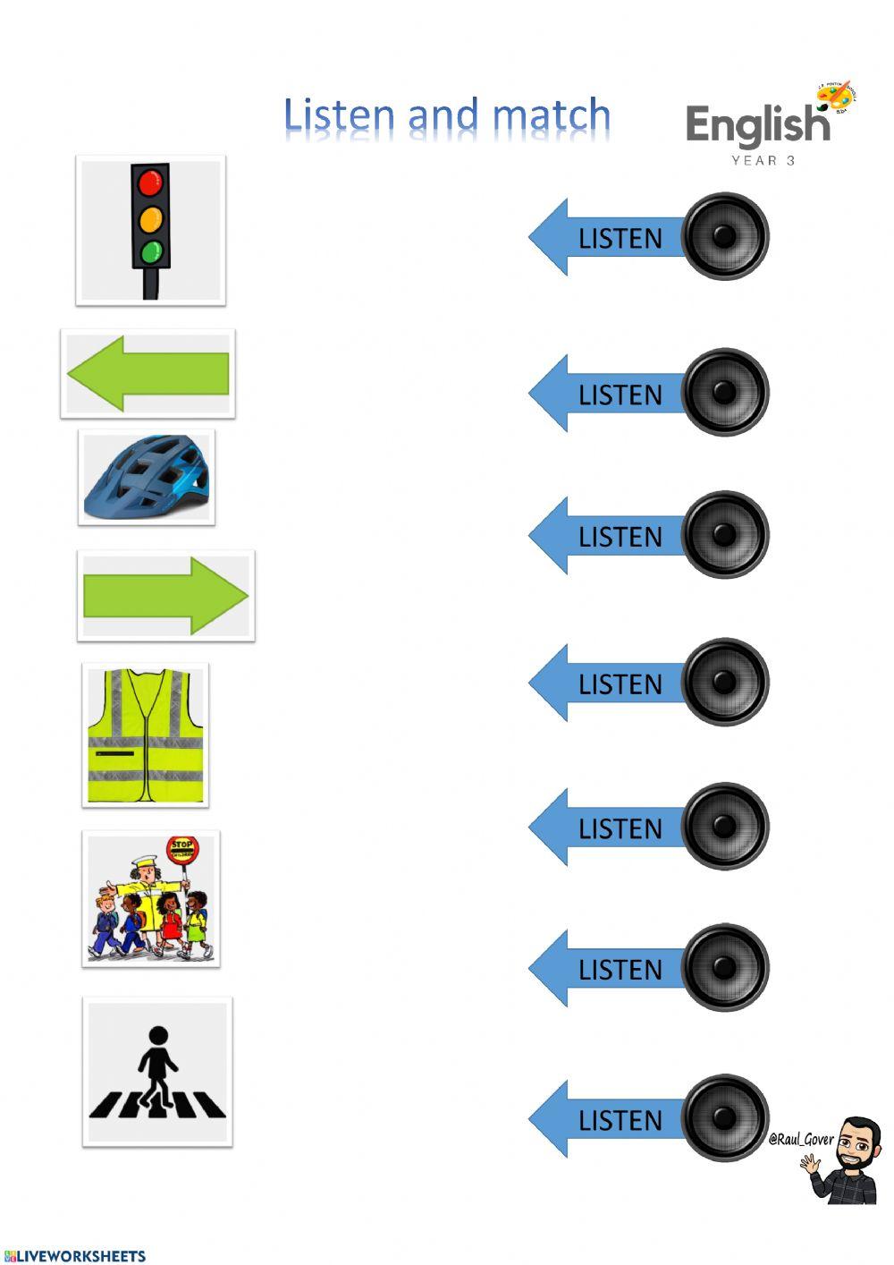 Listen and match Unit 2 II