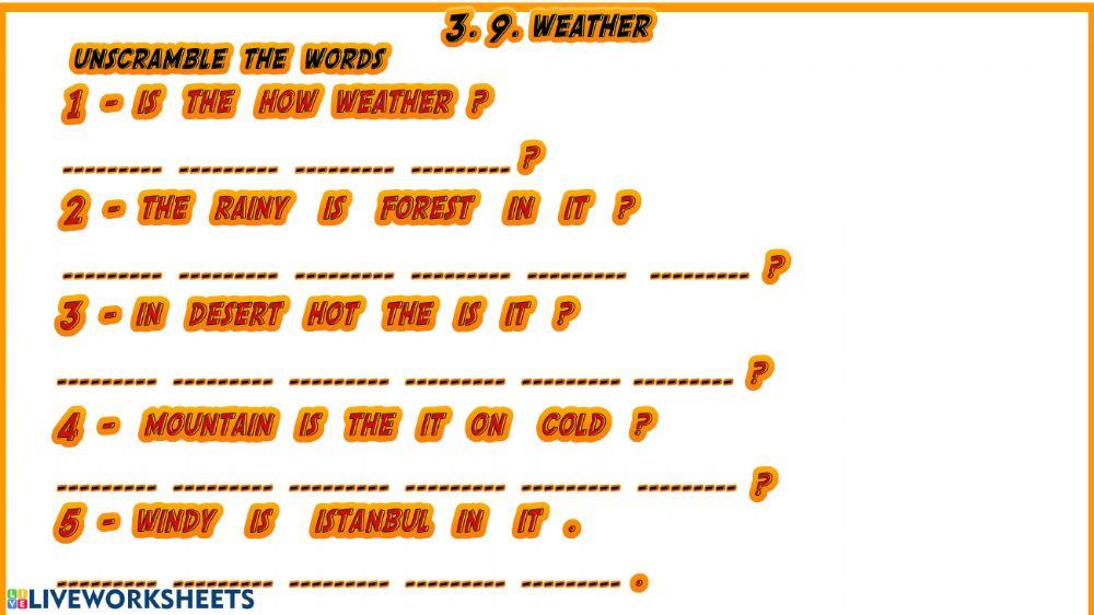 3.9.Weather Quiz