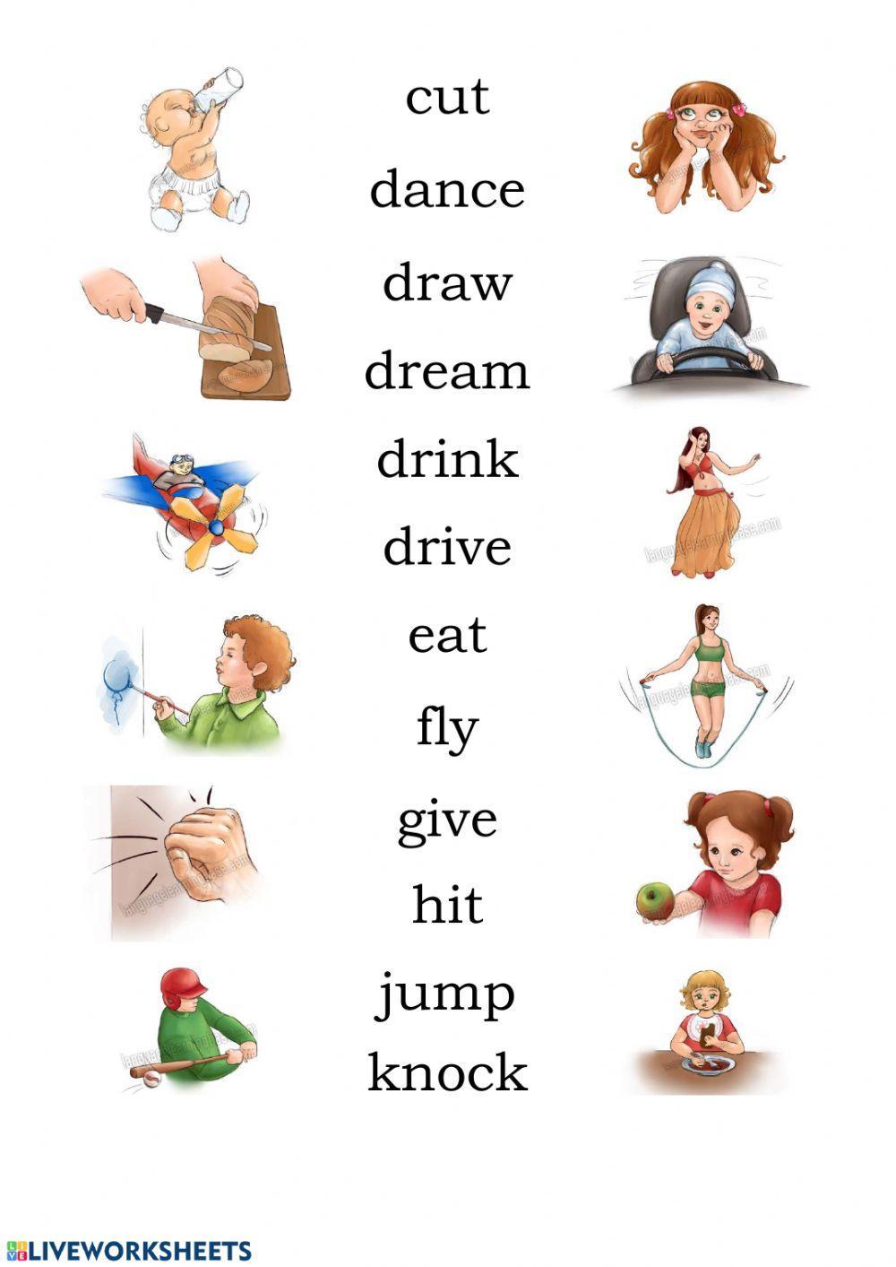 Verbs with pictures