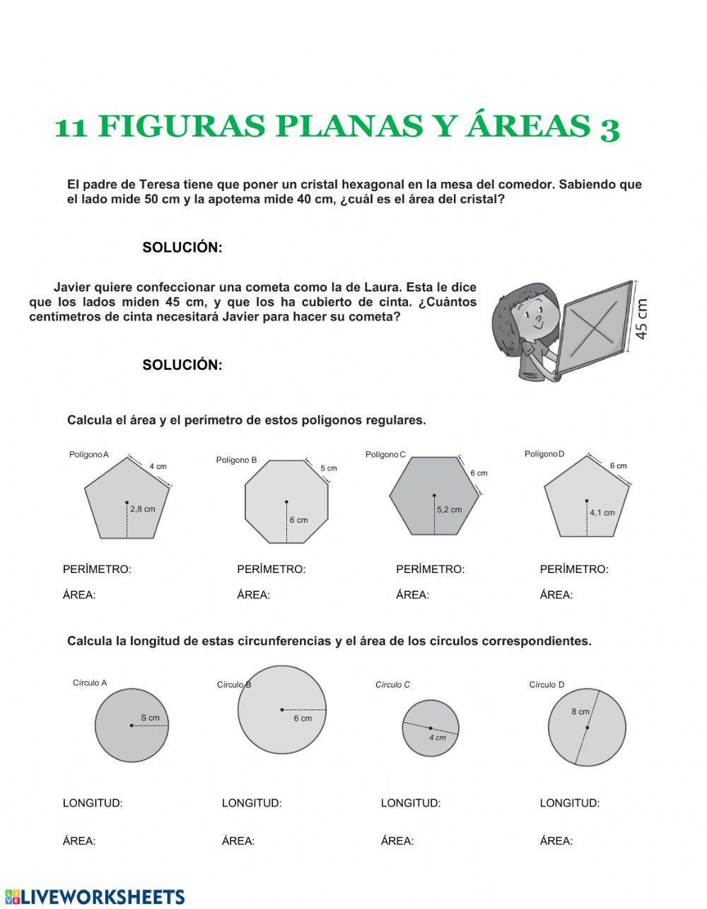Figuras planas. áreas tema 11-3