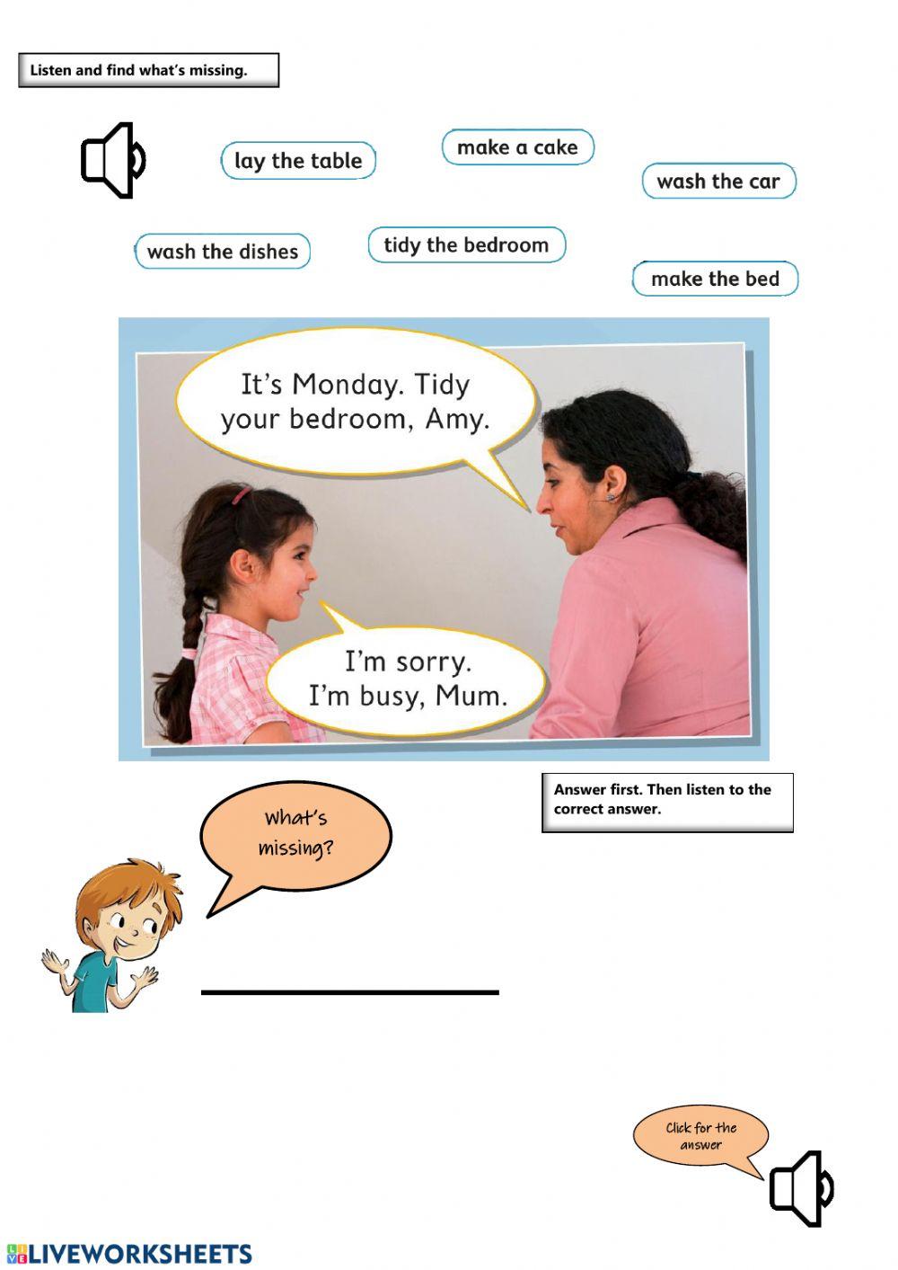 Chores What's Missing?